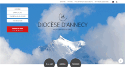 Desktop Screenshot of diocese-annecy.fr